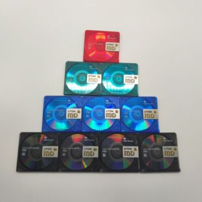 10 x TDK MD 74 MD-XG / Minidisk Spielzeit 74 Minuten Gebraucht Blankdisc