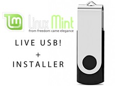 LINUX MINT Bootable USB Installer / Live Image. Some say it's the best. 8gb usb