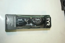 NEW TYR Swimming Goggles Blackhawk Racing Clear Black