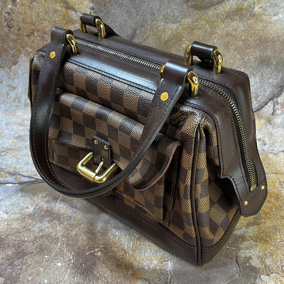 Bolso de mano Louis Vuitton Knightsbridge marrón Damier Level Foto 4 de 4