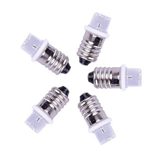 5pcs/set E10 Led Bulb DC 3V 4.5V Instrument Bulb Indicator Bulb Flashlight &q& - Picture 3 of 11