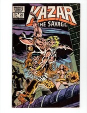 Marvel Comics Ka-Zar The Savage Volume 1 Book #20 1982 VF+