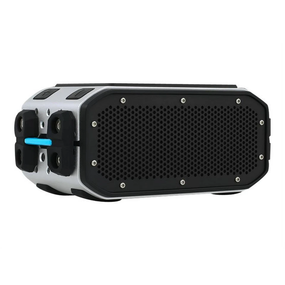 Braven BRV-PRO Wireless Bluetooth Speaker – Black/Silver/Cyan – Portable - Image 3 of 4