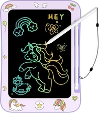 LCD Writing Tablet for Kids, Colorful Screen Drawing Board for 3-7 Year Old Boys