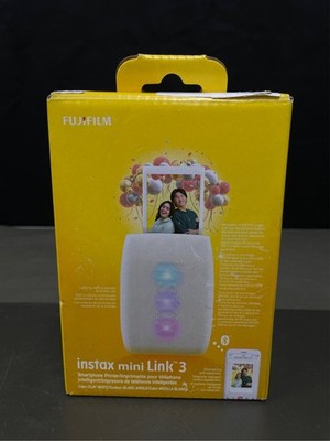 Fujifilm Instax Mini Link 3 Smartphone Printer - Clay White