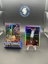 2025-26 NBA Hoops VJ Edgecombe Rc The Buzz Orange Hoops Parallel  & RC Base