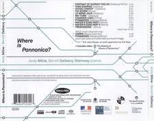 ANDY MILNE - WHERE IS PANNONICA  NEW CD