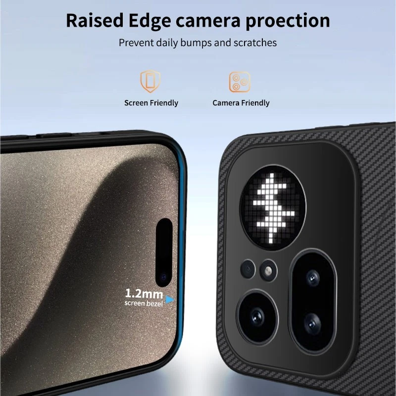 For Nothing Phone 4a 3a Pro , 4a , 3a Lite Carbon Fiber Skin Magnetic Case - Picture 7 of 24