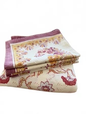 Bruno Lamy Couleur Nature Tablecloth 71 x71  w/ 4 Napkins French Linens