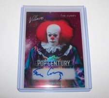 2025 TIM CURRY PENNYWISE LEAF METAL POP CENTURY VILLAINS PINK AUTOGRAPH AUTO 1/1