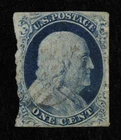 CKStamps: US Stamps Collection Scott#9 1c Franklin Used CV$95