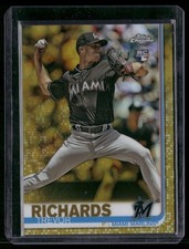 2019 Topps Chrome Gold Refractor #93 Trevor Richards Rookie RC /50