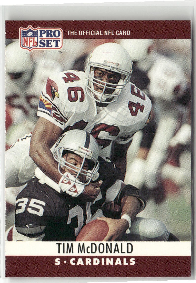 1990 PRO SET #259 TIM MCDONALD PHOENIX CARDINALS