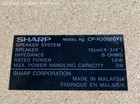 Sharp X-BASS CP-R300(GY) Speaker System - Tested — photo 6