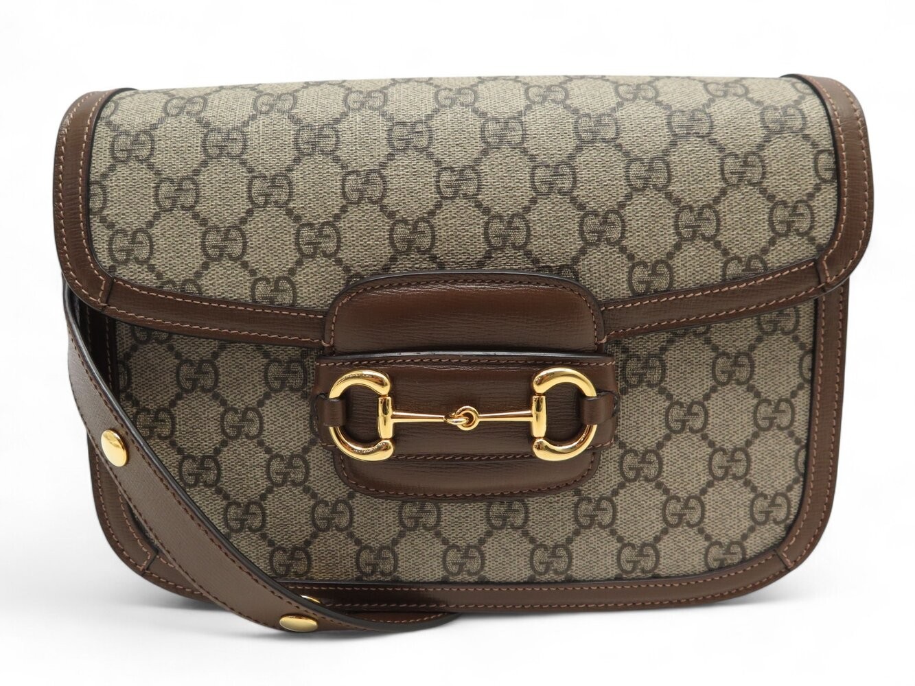 NUOVA BORSA A MANO GUCCI HORSEBIT 1955 602204 IN TELA GG TRACOLLA BORSA A...