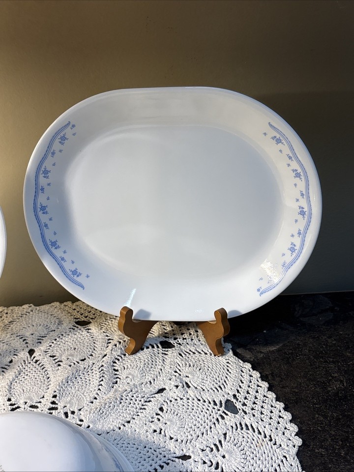 Corelle Corning Morning Blue Pattern 1 Serving Bowl & 2 Serving ...