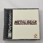 Metal Gear Solid (Sony PlayStation 1, 1999) CIB Case Manual Game Discs, VG