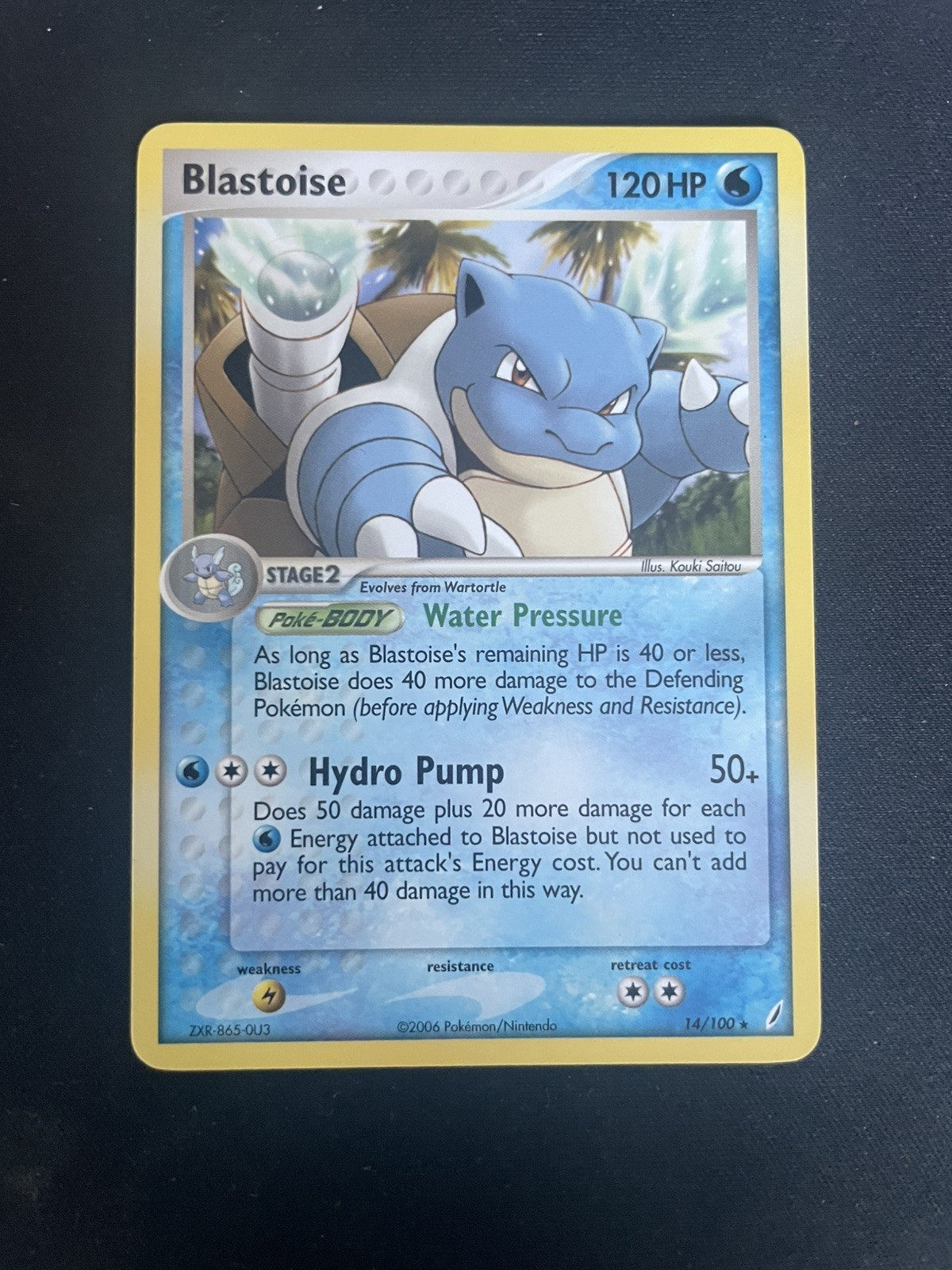Blastoise 14/100 EX Crystal Guardians Rare Pokemon Card - Mint💎
