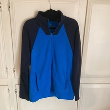 Nike Pro Training Jacket Blue Navy ThermaFIT Full-Zip Men  s Large