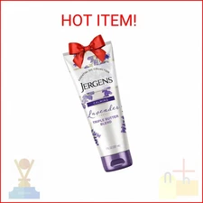 Jergens Lavender Body Butter Hand and Body Lotion, Moisturizer for Women, 7 Oz