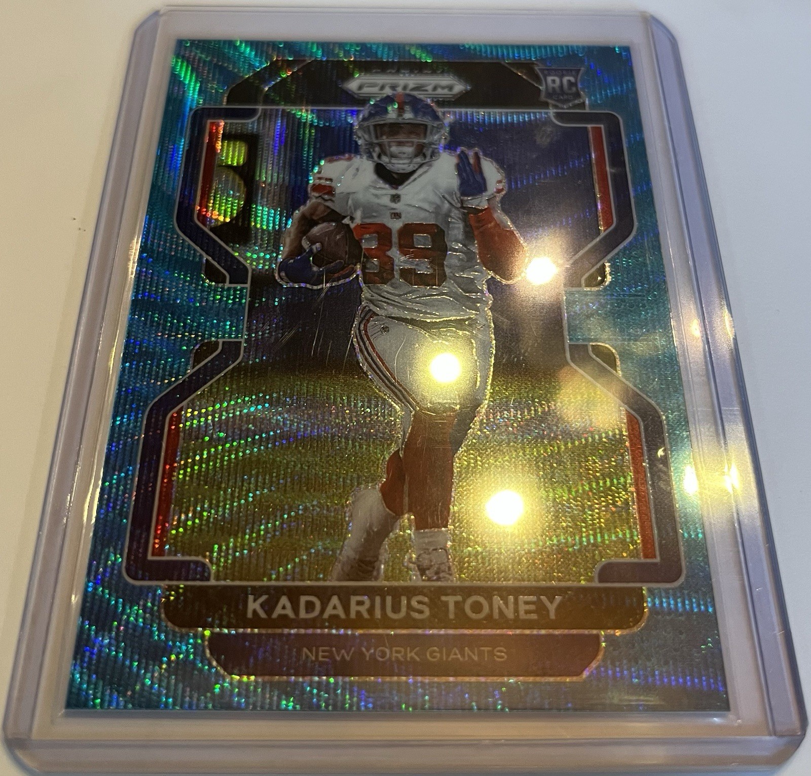 2021 Panini Prizm Kadarius Toney #342 Blue Wave /199