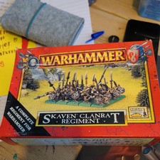 Games Workshop Warhammer Skaven Clanrat Regiment sigillato 1998 fuori produzione