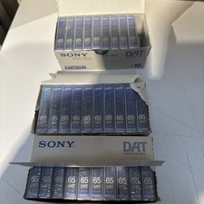 29 New Sealed Sony PDP-65C Pro DAT Plus Professional Digital Audio Tapes