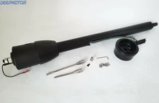 32" GM Steering Column Tilt Manual Trans No Key Universal w/9 Hole adapter Black