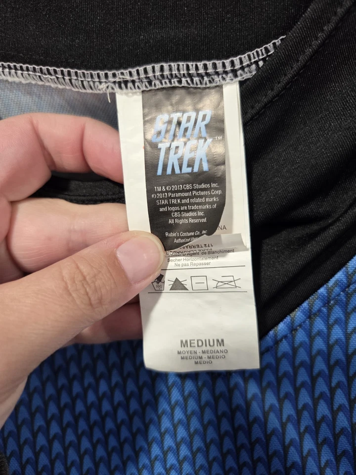 Camisa Disfraz Rubie's Clásica Star Trek Deluxe Spock Para Hombre - Mediana Foto 4 de 4