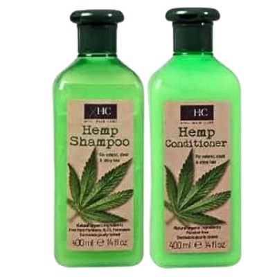 XHC Hanf Shampoo & Conditioner 400ml - Natürliche Haarpflege, Feuchtigkeitsspendend & Pflegend