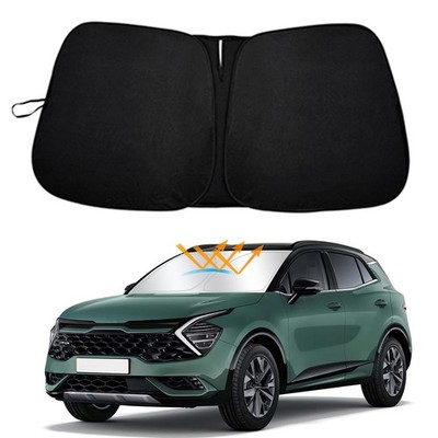 For Kia Sportage 2018-2022 Car Front Windshield Privacy Sunshade UV Block Cover