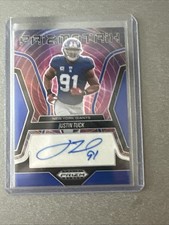 2024 Select JUSTIN TUCK #'d /49 Blue Parallel AUTO Select Signatures No. SSP-JTK