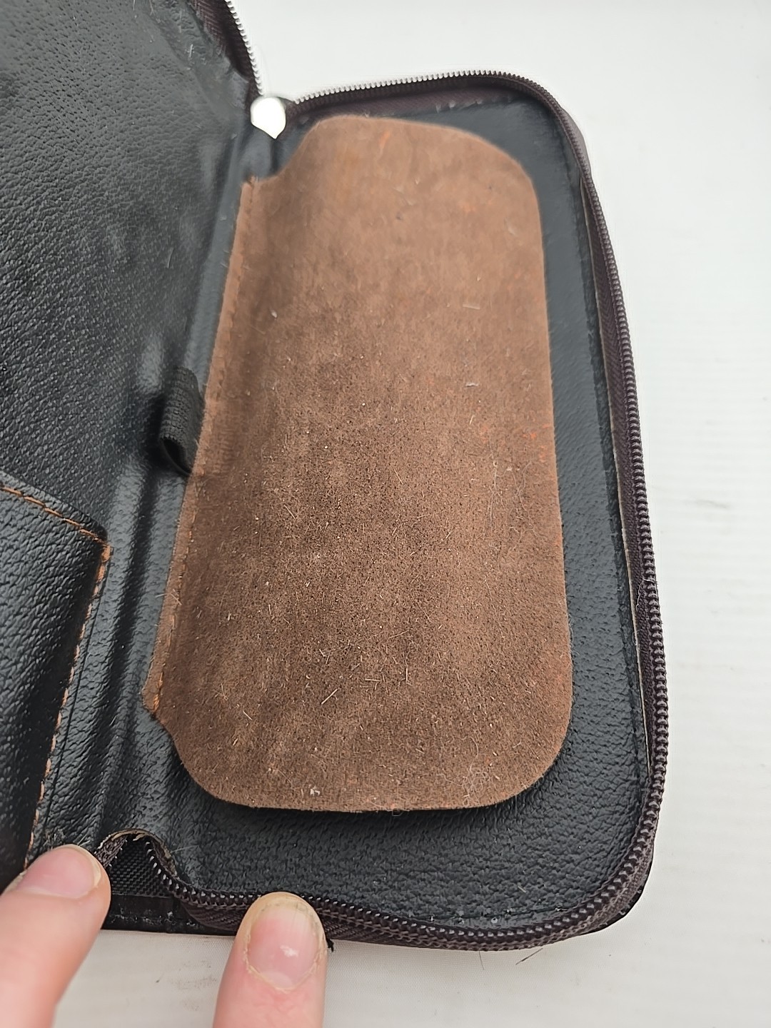 Leather Shears Shear Case Slot For 2 Pairs Sets Divider Storage Pocket