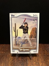 2025 Topps X Bob Ross Joy of Baseball Nick Yorke #90 Titanium White Auto /35 RC 