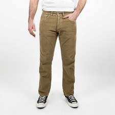 Lois Jeans Dallas Jumbo Cord Trousers - Dark Sand Corduroy  regular straight leg