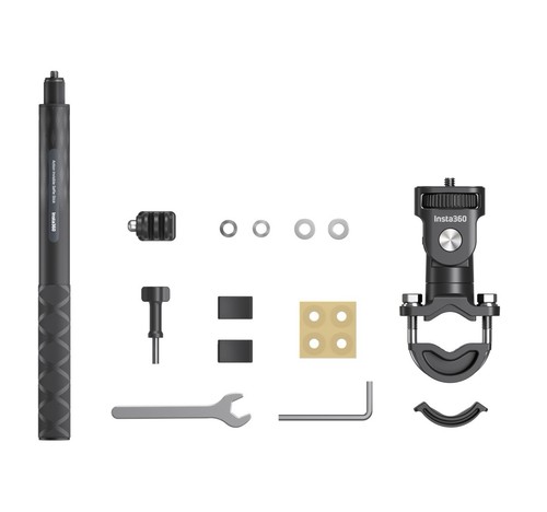Insta360 Supporto Bullone a U per Moto + Kit Selfie Stick Migliorato - Foto 3 di 15