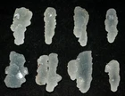 chalcedony apophyllite lot 8 Nos mineral specimen India #2486