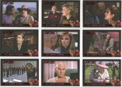 Star Trek Connections: All Good Things Uncut 36 Karten Chase Set #AGT1-AGT36