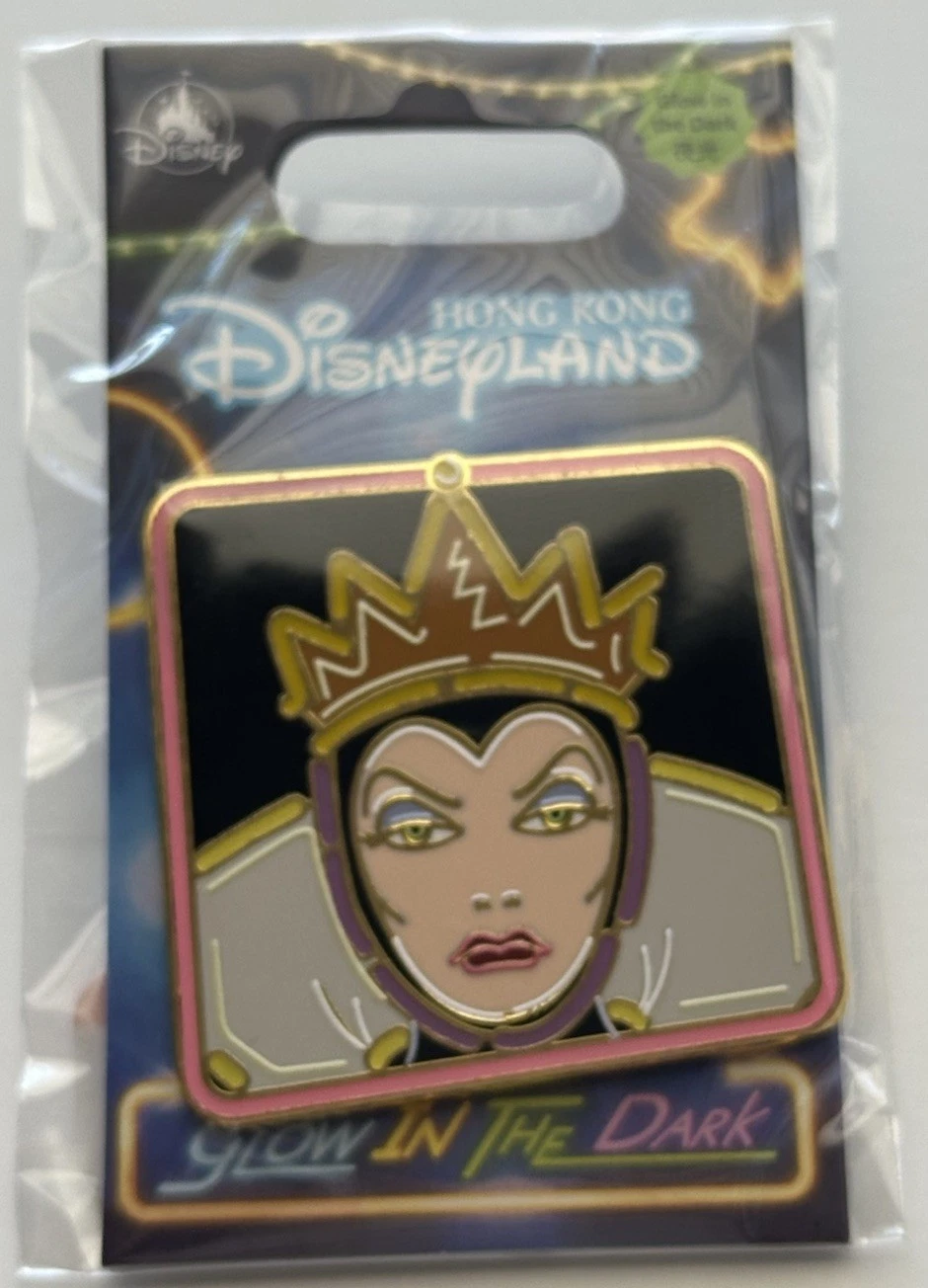 Hong Kong Disneyland Disney Snow White Glow In The Dark Evil Queen Pin 2023