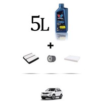 Hoffcar Wartungsset 3 Filter Und 5L ÖL FüR Kia Sorento II (Xm) 2.4 Gdi 141Kw D