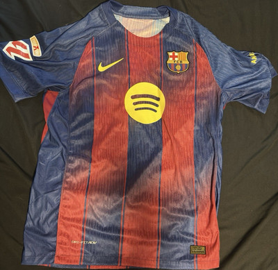 Nike FC Barcelona Lamine Yamal #10 2024-2025 Home Jersey Blue Red
