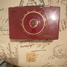 RCA Victor Red Collectible Vintage Transistor Radio Classic Design
