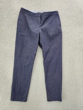 Vince Camuto Pants Womens 6 Blue Slim Ankle Career Dress Stretch Trousers