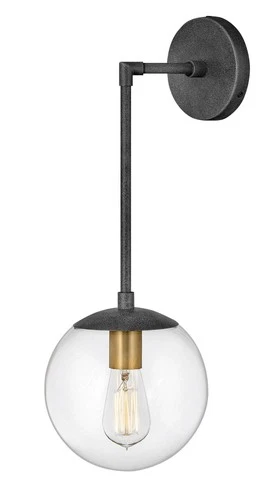 Hinkley Warby 21 3/4" High Aged Zinc Wall Sconce - Picture 2 of 6