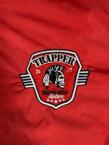 Million Dolla Motive MDM Trappers Bomber Jacket 5XL Red Streetwear Full Zip image 6
