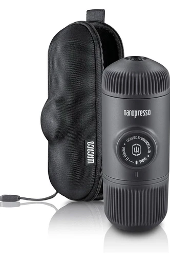 WACACO Nanopresso Portable Espresso Maker Bundled with Protective Case