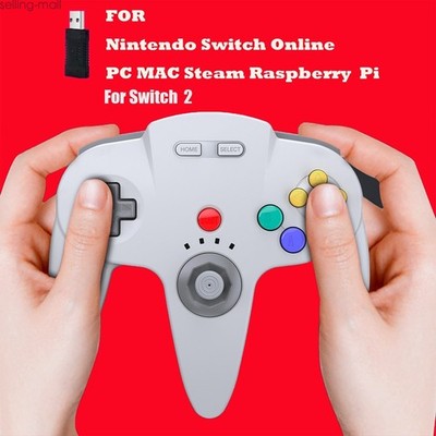 Upgrade Wireless N64 Switch Online Controller for Switch 2 PC Mac