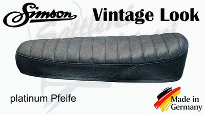 Simson Sitzbankbezug - Dresden - platinum Pfeife