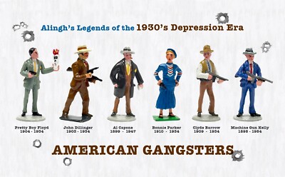 TOY SOLDIERS - AMERICAN GANGSTERS 1930'S DEPRESSION ERA AMERICAN