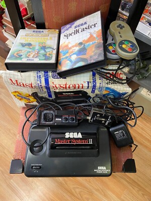 SEGA Master System 本体 + コントローラー2個 + ボックス SEGA Master System 本体 + コントローラー2個 + ボックス SEGA Master